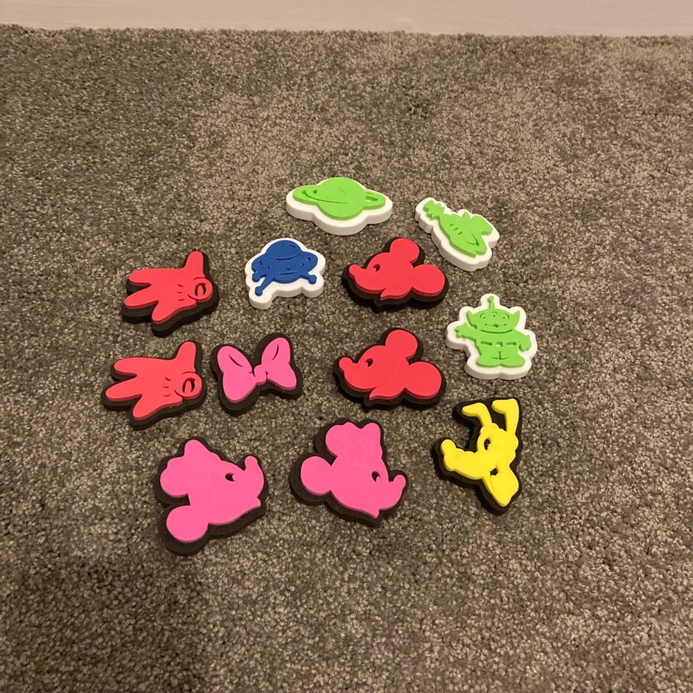 12 Brand new Foam Disney Stamps